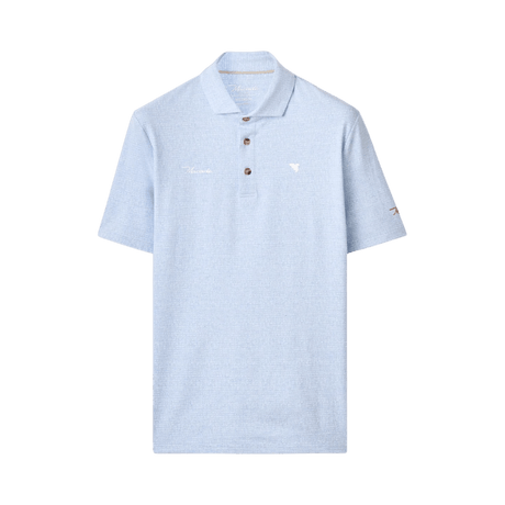 Macade Light Blue Ridgeweave TX Golf Shirt - One Golf