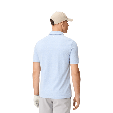Macade Light Blue Ridgeweave TX Golf Shirt - One Golf