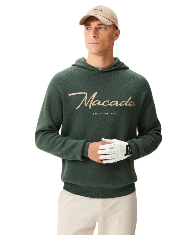 Macade Green Signature Knit Hoodie