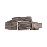 Macade Men's Elastic Ash Brown Belt - One Golf