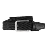 Macade Men's Elastic Black Belt - One Golf