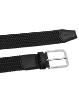 Macade Men's Elastic Black Belt - One Golf
