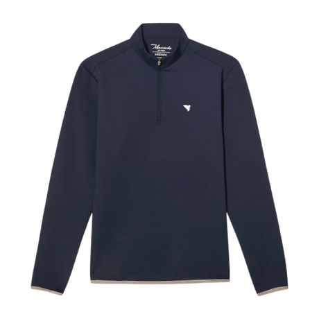 Macade Navy Blue Therma Quarter Zip - One Golf