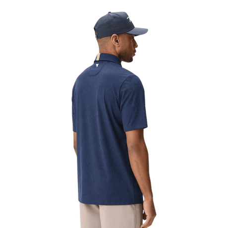 Macade Navy Paisley Core Polo Shirt - One Golf