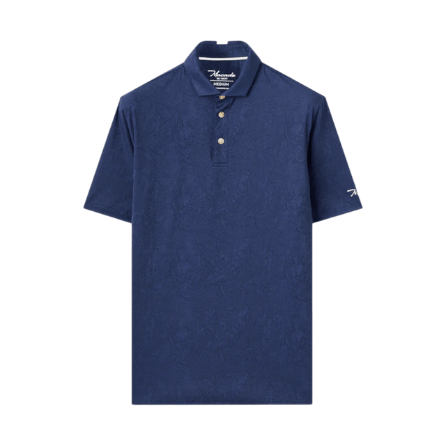 Macade Navy Paisley Core Polo Shirt - One Golf