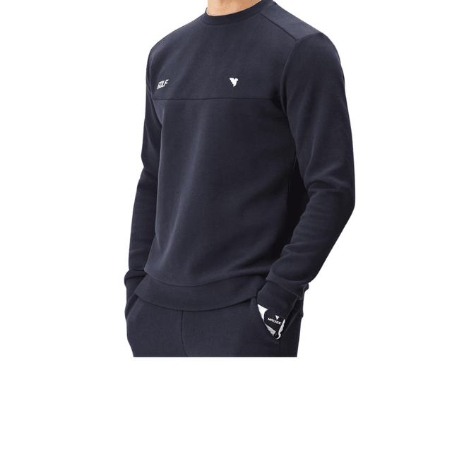 Macade Navy Tour Crew Neck - One Golf