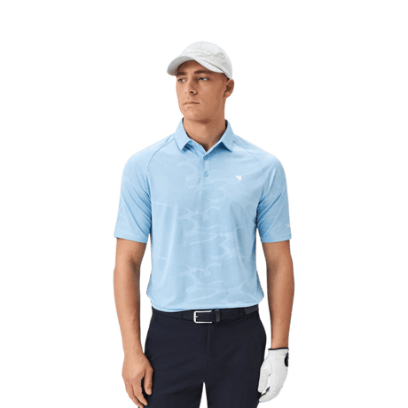 Macade Nolan Light Blue Camo Shirt - One Golf