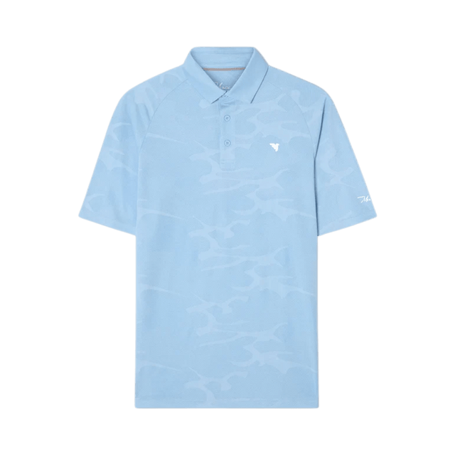 Macade Nolan Light Blue Camo Shirt - One Golf