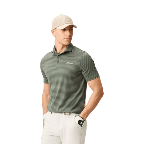 Macade Olive Cooling Tech Golf Shirt - One Golf