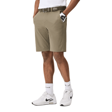 Macade Olive Green Four-Way Stretch Shorts - One Golf