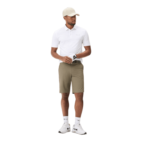 Macade Olive Green Four-Way Stretch Shorts - One Golf