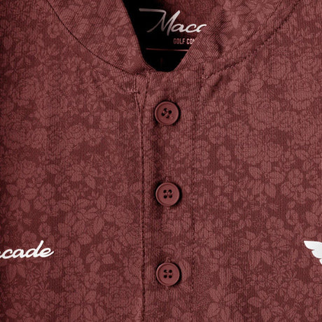 Macade Pace Rust Bomber Shirt - One Golf