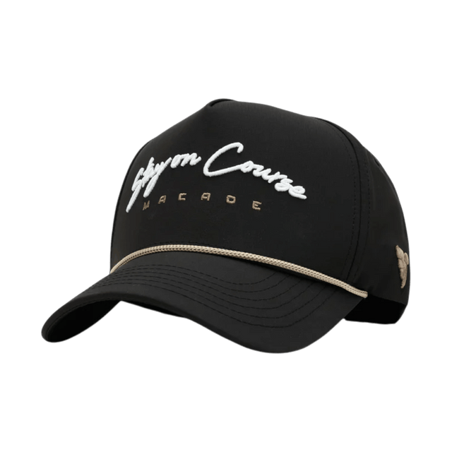 Macade Rope Course Black Snapback Cap - One Golf