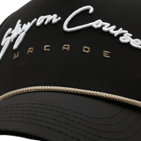 Macade Rope Course Black Snapback Cap - One Golf