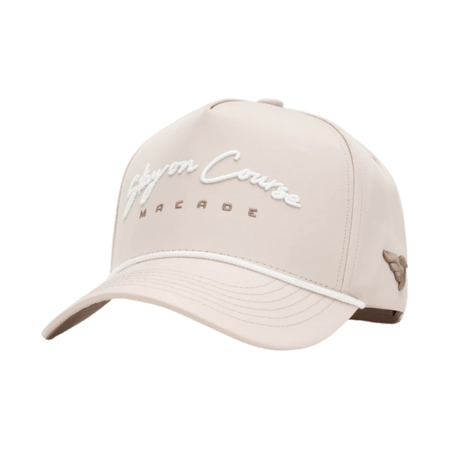 Macade Rope Course Tan Snapback Cap - One Golf