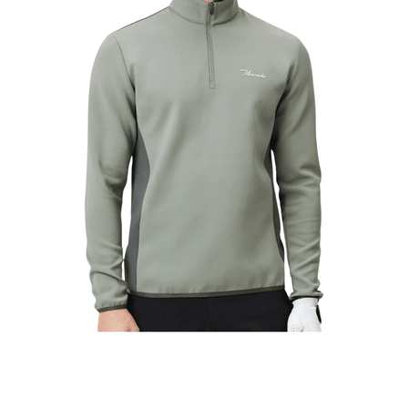 Macade Sage Green Stage Quarter Zip - One Golf