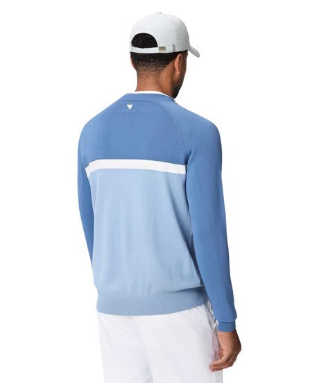 Macade Slate Blue Tech AR Mock Neck - One Golf