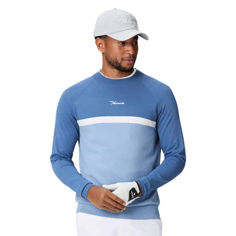 Macade Slate Blue Tech AR Mock Neck - One Golf