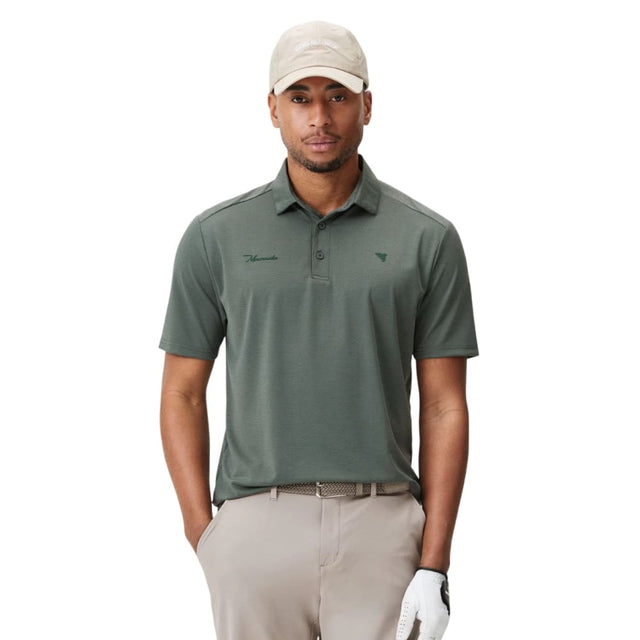 Macade Core Tech Dark Green Golf Shirt
