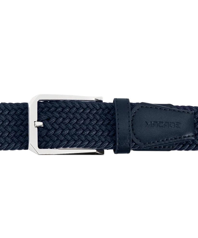 Macade Men's Elastic Navy Belt