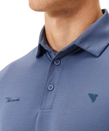 Macade Stone Core Tech Slate Blue Golf Shirt