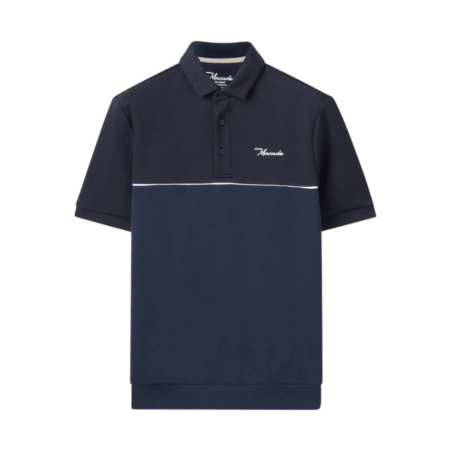Macade Spruce Blue Ar Course Shirt - One Golf