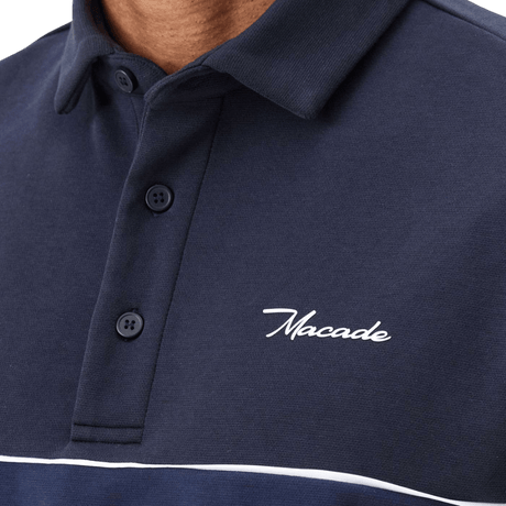 Macade Spruce Blue Ar Course Shirt - One Golf