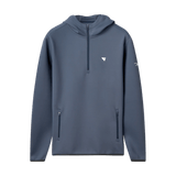 Macade Spruce Blue Therma Zip Hoodie - One Golf
