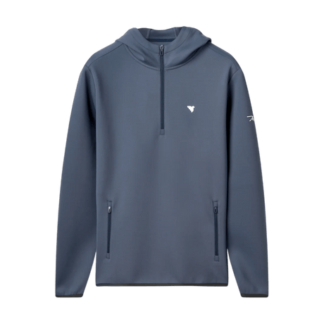 Macade Spruce Blue Therma Zip Hoodie - One Golf