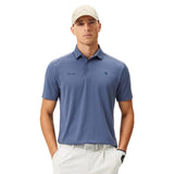Macade Stone Core Tech Slate Blue Golf Shirt - One Golf