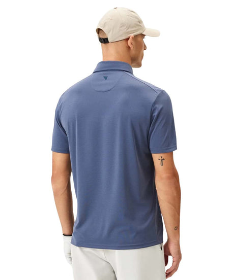 Macade Stone Core Tech Slate Blue Golf Shirt - One Golf