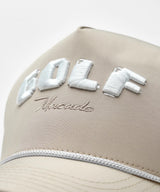Macade Tan Crossover Rope Snapback - One Golf