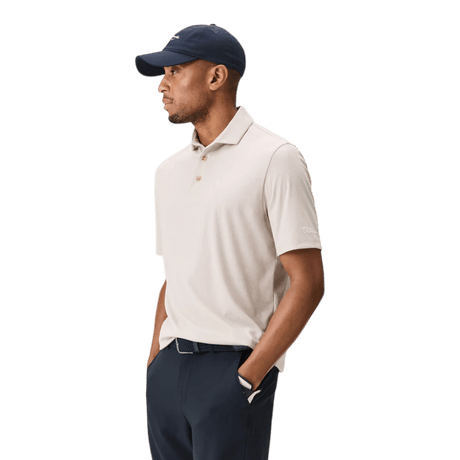 Macade Tan Paisley Core Polo Shirt - One Golf