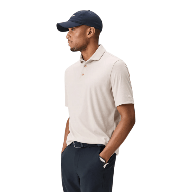 Macade Tan Paisley Core Polo Shirt - One Golf