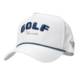 Macade White Crossover Rope Snapback - One Golf