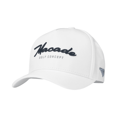 Macade White Signature Snapback - One Golf