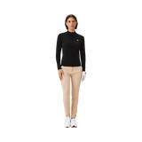 Macade Women's Bridge Merino Black Quarter Zip - One Golf