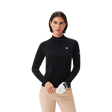Macade Women's Bridge Merino Black Quarter Zip - One Golf