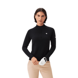 Macade Women's Bridge Merino Black Quarter Zip - One Golf