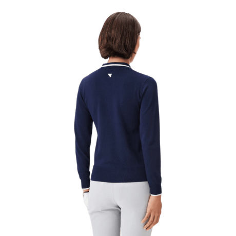 Macade Women's Ella Dark Bue Knit Top - One Golf