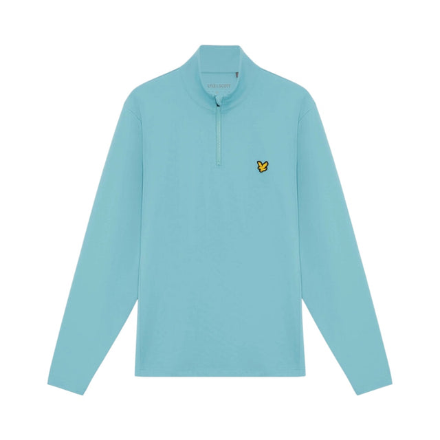 Lyle & Scott Golf Core Aquamarine Blue 1/4 Zip
