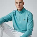 Lyle & Scott Golf Core Aquamarine Blue 1/4 Zip