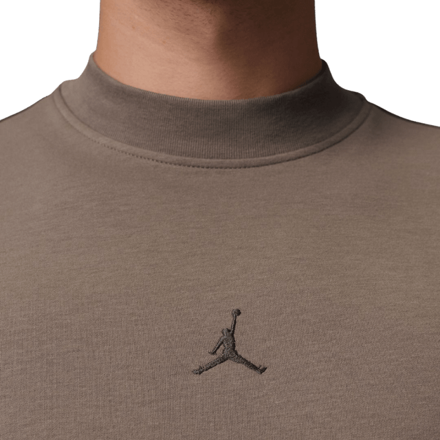 Men's Jordan Sport Longsleeve Olive/Grey Mock Top - One Golf