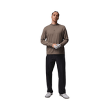 Men's Jordan Sport Longsleeve Olive/Grey Mock Top - One Golf