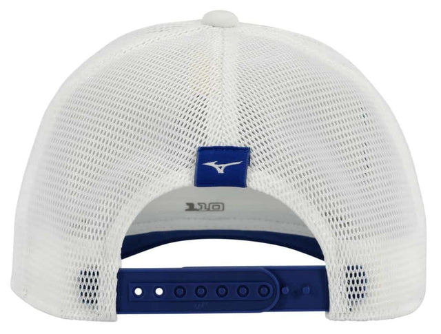 Mizuno Crossed Clubs Mesh White Cap - One Golf