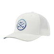 Mizuno Crossed Clubs Mesh White Cap - One Golf