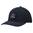 Mizuno Crossed Clubs Navy Mesh Cap - One Golf
