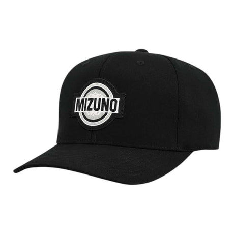 Mizuno Patch Snapback Black Cap - One Golf