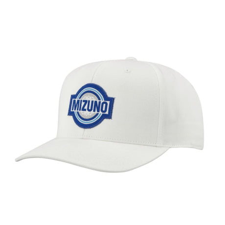 Mizuno Patch Snapback White Cap - One Golf