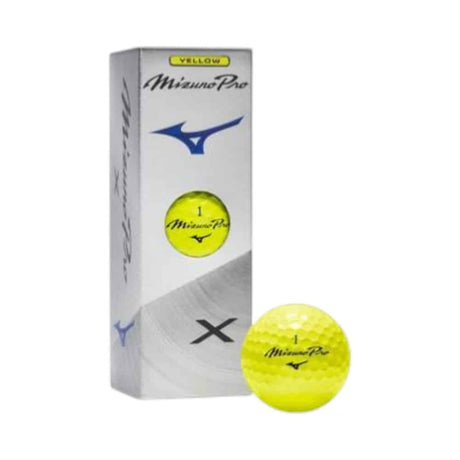 Mizuno Pro X Yellow Golf Balls - One Golf